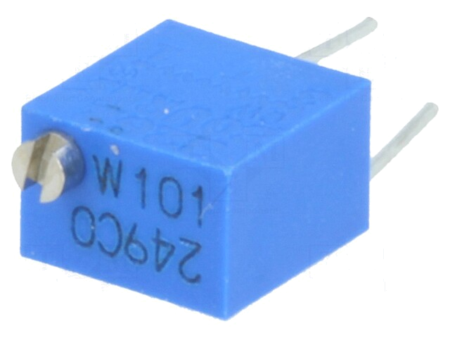 Potentiometer: montage-; staand,meerslagen; 100Ω; 250mW; ±10% Potentiometer: montage-; staand,meerslagen; 100Ω; 250mW; ±10%